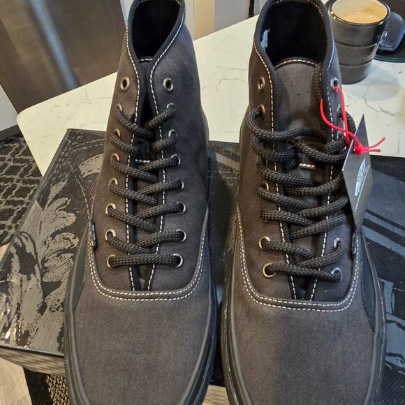 Vans Skate Authentic High VCU Men's Size 10 Ashalt Black VN000D901O7 NEW - Picture 5 of 10